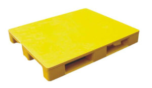 yellow flat pallets